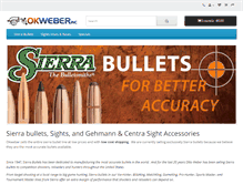 Tablet Screenshot of okweber.com